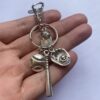 Wholesale Baseball Motif Keychain Alloy Car Key Accessory Decorative Gift