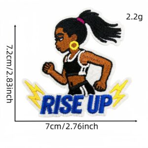 Black girl applique 11#