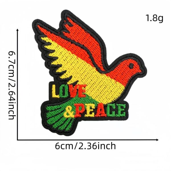 oly-4857beec3f110ae7abaa356f44249ea9 Wholesale Black History Month Colorful Embroidered Fabric Patch Polyester Thread Decorative Gift