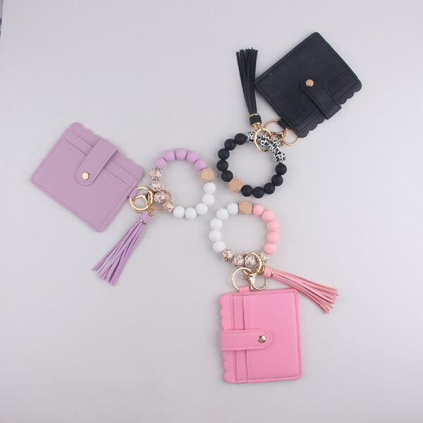 oly-486ac94eb476758e1b0598961549530d Wholesale Silicone Keychain Trendy Car Key Accessory Decorative Key Ring for Women Pink Boutique Resale