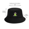 Wholesale Cartoon Embroidered Mushroom Bucket Hat Unisex Foldable Sun Protection Casual Hat