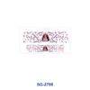 Wholesale 8pcs Zodiac Pink Cartoon Girl Print 3oz Cup Stickers Wrap