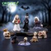 Wholesale Resin Halloween Skeleton Couple Figurine DIY Desktop Decorative Accent