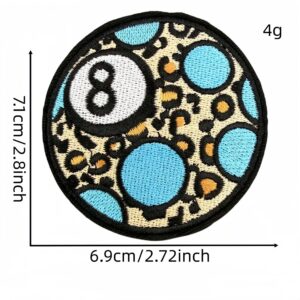 No. 8 billiard cloth sticker 1 #