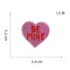 Wholesale Heart Shaped Embroidered Patch for Clothing Decorative Accessory Gift