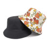 Wholesale Cartoon Mushroom Pattern Fisherman Hat Sunscreen Foldable Unisex Fashion Accessory