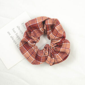 BM 2# pumpkin orange plaid