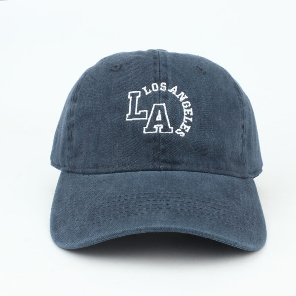oly-48e39e78a0e2bb82794ebda6f43f6ec3 Wholesale Fashion Letter Print Washed Vintage Baseball Cap Soft Top Curved Brim Sun Protection