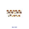 oly-48eff1283be7a81354a723fde1835e98 Wholesale 8pcs Mixed Floral Lady Lip Cartoon Puppy Print 3oz Cup Stickers Wrap OLY Exclusive