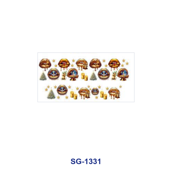 oly-48eff1283be7a81354a723fde1835e98 Wholesale 8pcs Mixed Floral Lady Lip Cartoon Puppy Print 3oz Cup Stickers Wrap OLY Exclusive