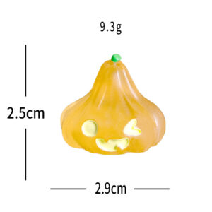 Flat pumpkin-transparent luminous