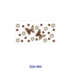 oly-48ffee9b744c0838cb2e615522236a05 Wholesale 5pcs Watercolor Multi Style Butterfly Floral Steampunk Peacock Feather Mixed Decor Prints 16oz Cup UV DTF Wraps