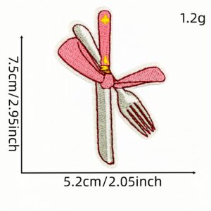 Pink series cloth stickers 12 #