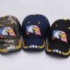oly-4924fbb1c38f73f7ad4ae10704c03f78 Wholesale Embroidered Eagle Flag Star Baseball Cap Sun Hat Summer Casual
