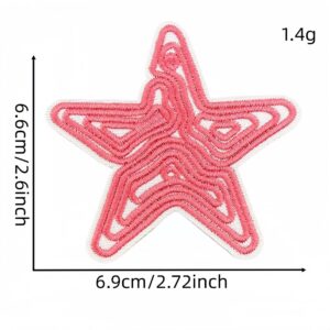 Cartoon black and pink fabric applique #10