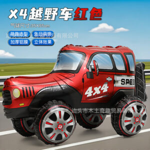 Aluminum three-dimensional x4 off-road vehicle-red-f0667