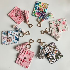 Wholesale Cross-Border Card Holder Coin Purse Leather Wallet Wrist Strap Women's Handbag Silicone Bead Bracelet Key Pouch