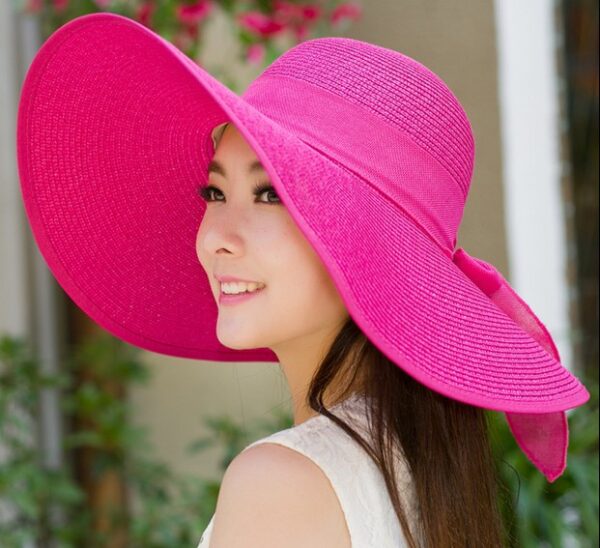 oly-4932758c00576f3fe1e0b3d9d485ee2c Wholesale Natural Straw Sun Hat Summer Beach Big Brim for Women Yellow Sun Protection Resale