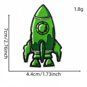 Green series cloth sticker 7#