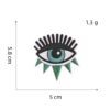 Wholesale Devil's Eye Embroidered Patch Iron-On Decorative Accent for Bags & Clothing