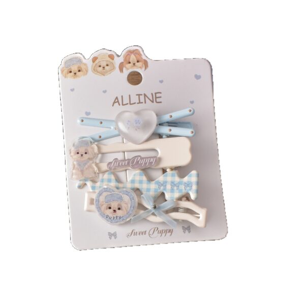 Wholesale Acrylic Cartoon Dog Hair Clip, Cute Duckbill Side Clip, Fashion Hair Accessory for Women, Boutique Resale