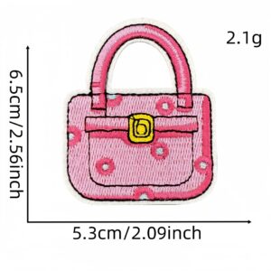 Pink series cloth stickers 21 #