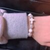 Wholesale Punk Cross Bracelet Pearl Turquoise Unisex Fashion Accessory Gift