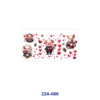 oly-49c6476d36cc3250e648582982f5b76e Wholesale 5pcs Valentine Garden Sprite Cute Pig Red Pink Rose Heart Bow Mixed Floral Print 16oz Cup UV DTF Wraps