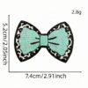Wholesale Turquoise Denim Cross Embroidery Patch Chic DIY Fashion Accessory for Bags or Clothing Gift Boutique