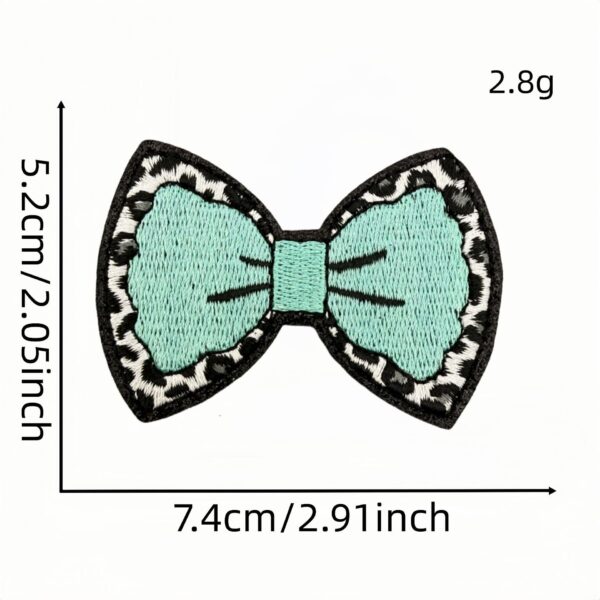 Wholesale Turquoise Denim Cross Embroidery Patch Chic DIY Fashion Accessory for Bags or Clothing Gift Boutique