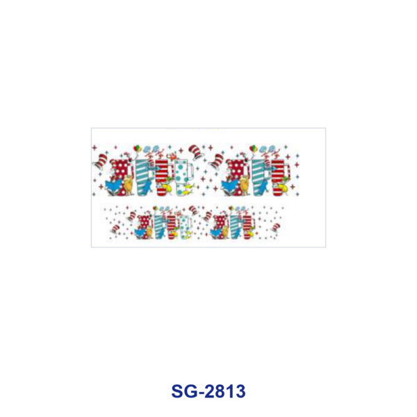 Wholesale 8pcs Back To School Teacher Stationery Print 3oz Cup Stickers Wrap OLY Exclusive