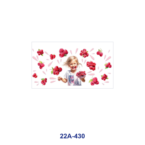 oly-4a2e1f7f9bcfdb8c5f4ff6071f0da917 Wholesale 5pcs Watercolor Sweet Raspberry Summer Dessert Drink Mixed Decor Prints 16oz Cup UV DTF Wraps