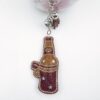 Wholesale Cartoon Wine Bottle Rhinestone Keychain Tassel Fashion Accessory Gift