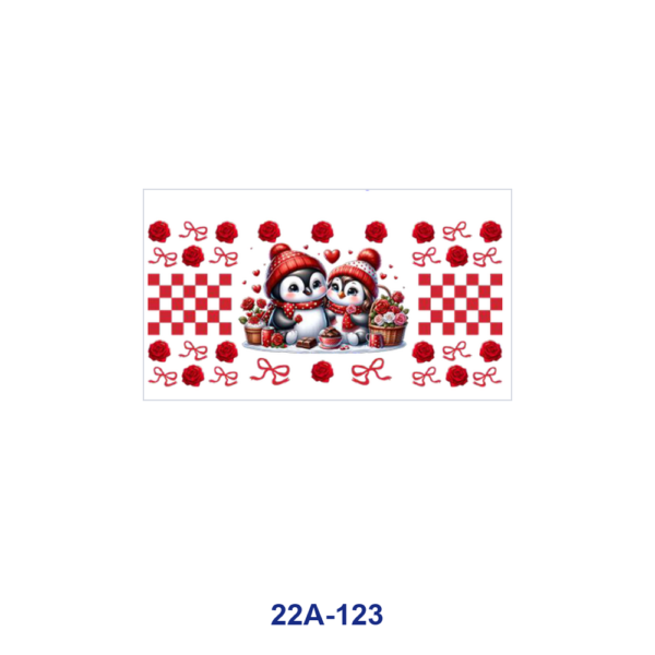 oly-4a33b84bc236d7dbe7b83d31a31ff2e6 Wholesale 5pcs Cute Cartoon Unicorn Penguin Butterfly Sunflower Heart Floral Mixed Print 16oz Cup UV DTF Wraps