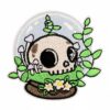 oly-4a3c97f7782639a18cfc5529d6f00090 Wholesale Halloween Cartoon Skull Embroidery Patch Iron-On Polyester Sticker Boutique Resale