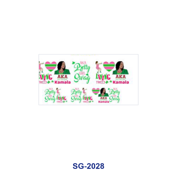 oly-4a443c4d2dfd4363dc24e920a5c6c1f7 Wholesale 8pcs Vintage Era Trendy Letter Graphic 3oz Cup Stickers Wrap OLY Exclusive