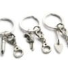 Wholesale Alloy European Style 3 Piece Keychain Set Fashion Accessory Gift