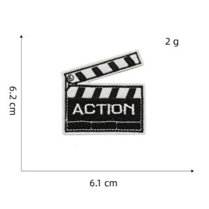 Black cloth sticker 1 #