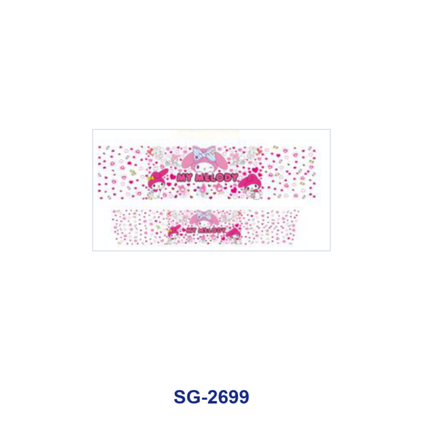 oly-4a659ec595555975448378b7ae21497d Wholesale 8pcs Kawaii Cartoon Bow Floral Print 3oz Cup Stickers Wrap OLY Exclusive