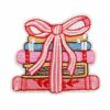 Wholesale Decorative Book Sticker Set - 15 Pieces Pink Reading Theme Embroidered Patches for DIY Craft, Clothing, Bag Accessory