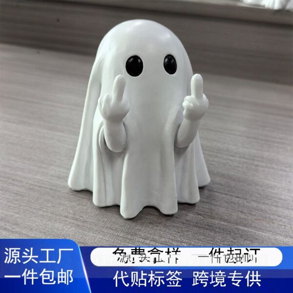 oly-4abc5c6025d8007ad890ba32d1282864 Wholesale Resin Ghost Figurine Middle Finger Gesture Halloween Decoration Home Decor