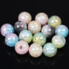 oly-4abce18a6879009972d7562ff54878f7 Wholesale Boutique Acrylic Starry Sky Crack Beads Half Hole 16mm for DIY Jewelry Hair Accessory Gift