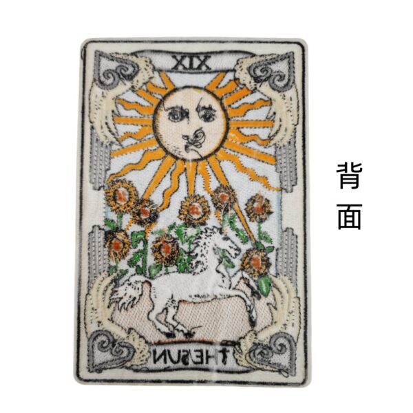 oly-4aff6872e753a921a94c6a44a5f4adf9 Wholesale Polyester Thread Embroidered Tarot Card Iron-On Patches Decorative Accent for Clothing DIY Accessory