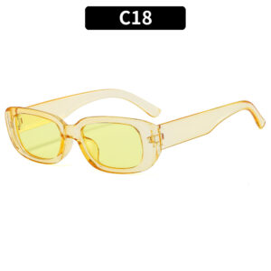 C18-yellow transparent frame yellow tablets