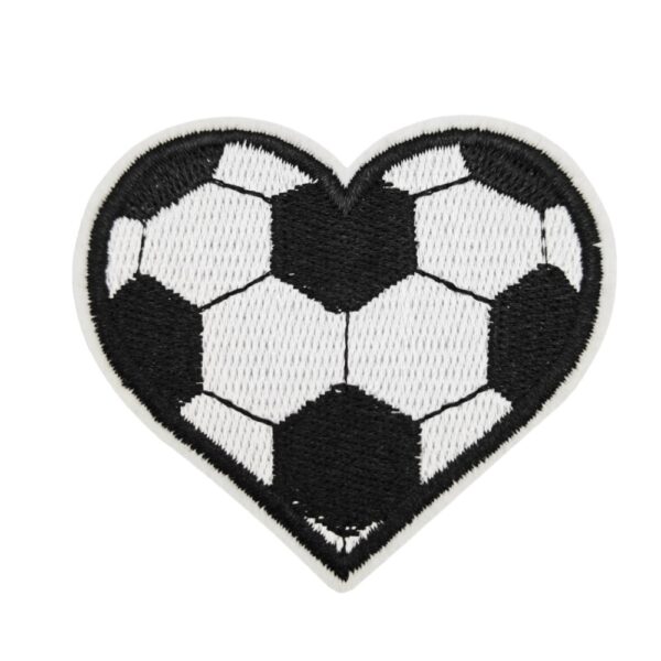 Wholesale Cute Sports Heart Embroidered Patch for Hat DIY Clothing Accessory Resale