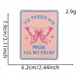 Colorful english cloth stickers 12 #
