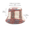 oly-4b11a557ee8db3d0c6160ab0e89e48d2 Wholesale Thick Fleece Plaid Fisherman Hat for Women Winter Sunscreen Fashion Accessory