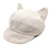 Wholesale Suede Cat Ear Beret Hat Vintage Octagonal Shape Casual Everyday Wear Boutique Fashion Accessory