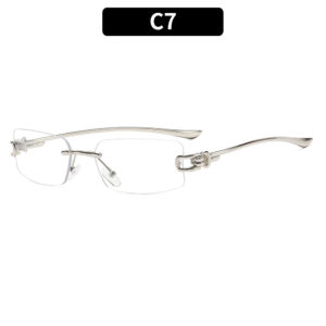 C7-silver frame white film