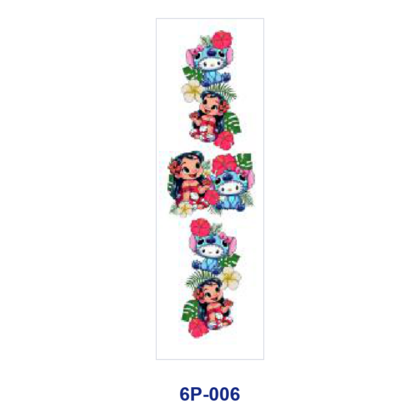 Wholesale 2/8/16pcs UV DTF Stickers Cartoon Girl and Cute Animal Print Pen and Bookmark Stickers